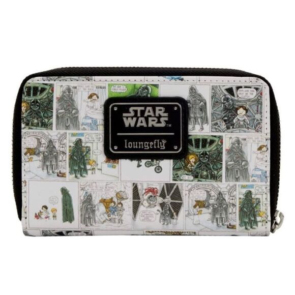 Disney Loungefly Darth Vader Comic Strip Zip
Around Wallet - Picture 1 of 5
